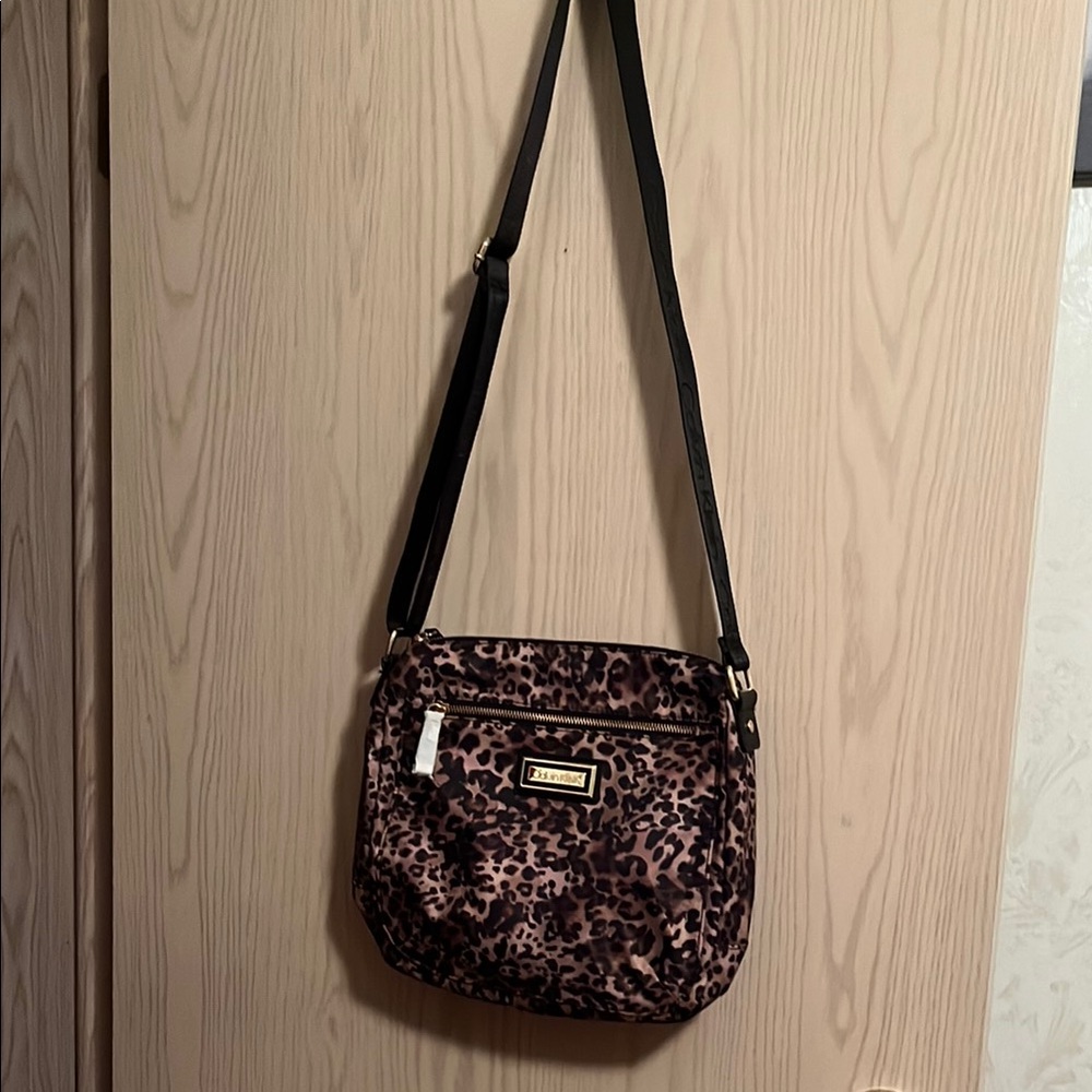Calvin Klein Brown and Black Crossbody Bag